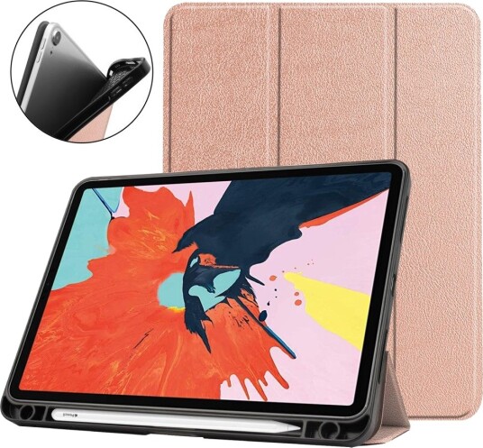 Trolsk Deksel med Stativfunksjon Premium (iPad Air 11/Air 4/5) Roségull