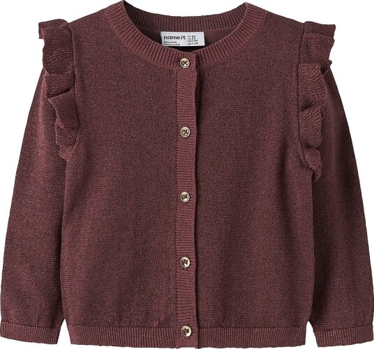 Name It Kardigan nmfAbinne LS Knit Rød Name It Kardigan nmfAbinne LS Knit Rød