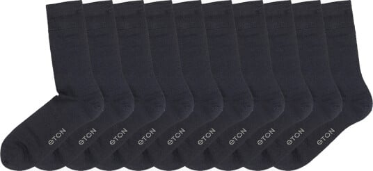 Eton 10-pakk Fine Wool Blå 45-48 Eton 10-pakk Fine Wool Blå 45-48