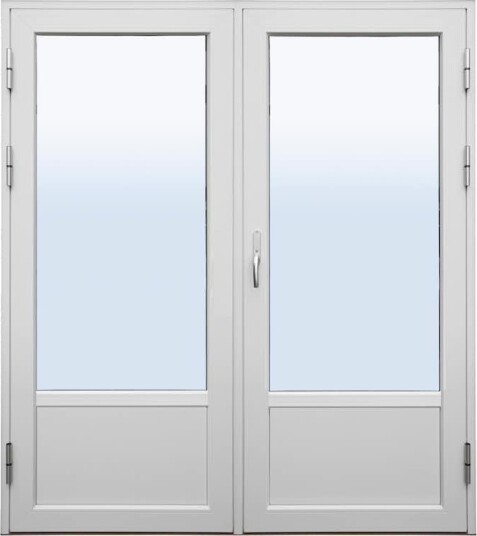 Dobbel Balkongdør H-vinduet+ 2-Lags PVC