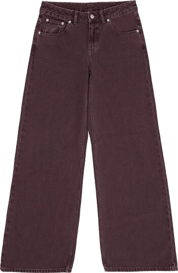 Dr Denim Rhue Low Wide WASHED AUBERGINE 29 x 32 Dr Denim Rhue Low Wide WASHED AUBERGINE 29 x 32