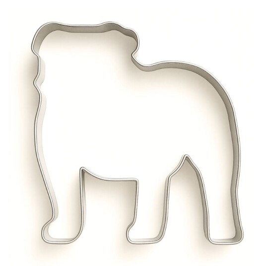 Pepperkakeform Engelsk Bulldog – 7,5cm 