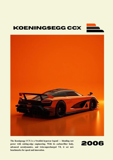 Plakat Koenigsegg CCX 2006