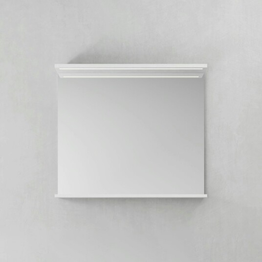 Hafa Store 800 Speil m/LED-lys 80x70x11 cm Hvit Matt