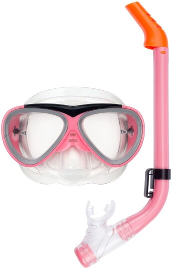Waimea Dykkemaske Med Snorkel, Rosa Waimea Dykkemaske Med Snorkel, Rosa