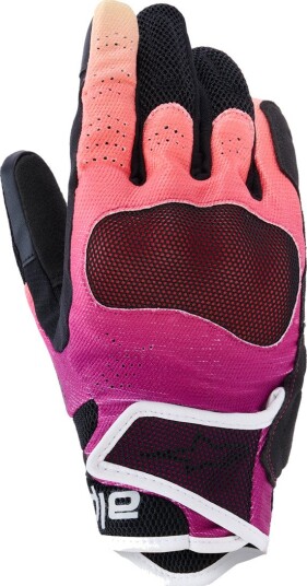 MC-hansker Alpinestars Stella Mogress Airflow Dame Falmet Korall/Svart M