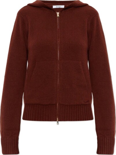 Max Mara Dame Strikkevarer Rød L,