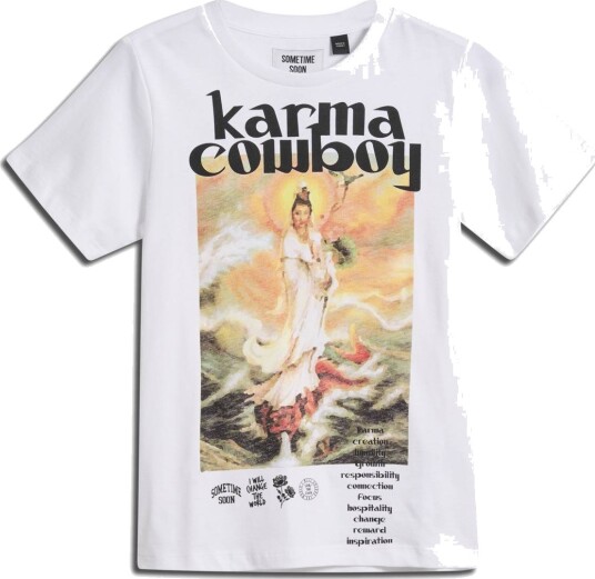 Sometime Soon Creation t skjorte bright white 98 98