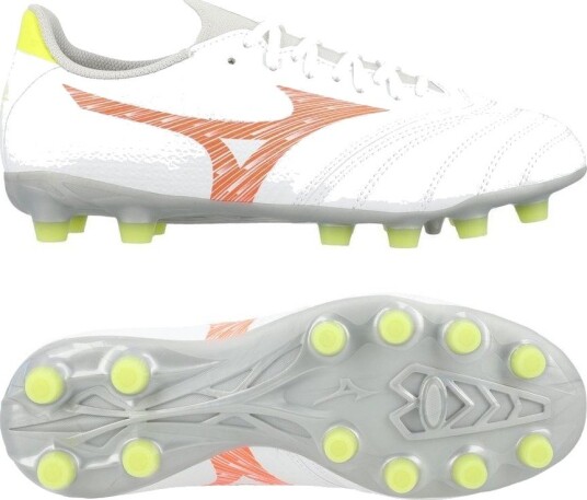 Mizuno Morelia Neo V Beta Select Hvit/oransje/evening Prim Barn Gress (Fg) størrelse 36 Mizuno Morelia Neo V Beta Select Hvit/oransje/evening Prim Barn Gress (Fg) størrelse 36