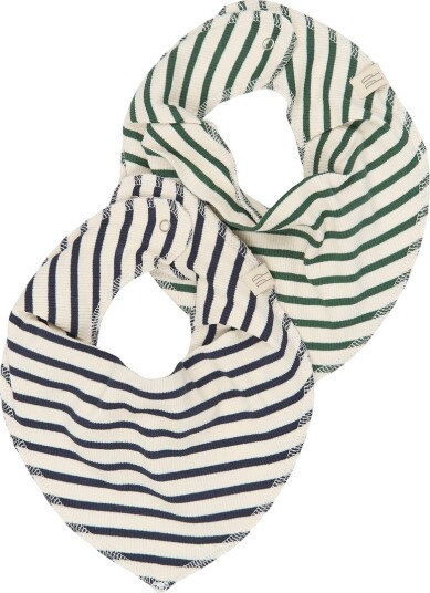 Petit Piao Ppsky Bib 2 Pack   Navy   ONE SIZE