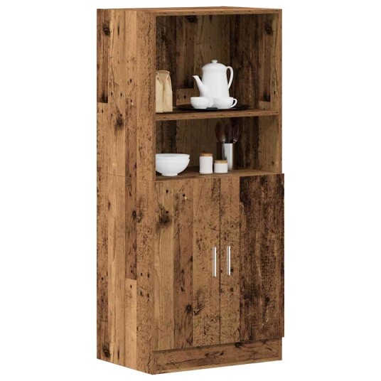  Kjøkkenskap gammelt tre 57x41,5x131,5 cm konstruert tre 8721158651594