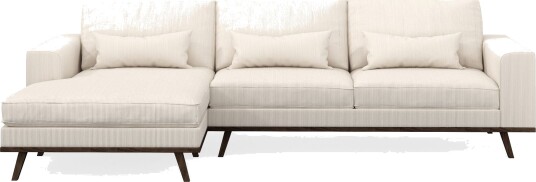 Copenhagen 4 seters Venstrevendt L formet Divansofa i Manchester Beige
