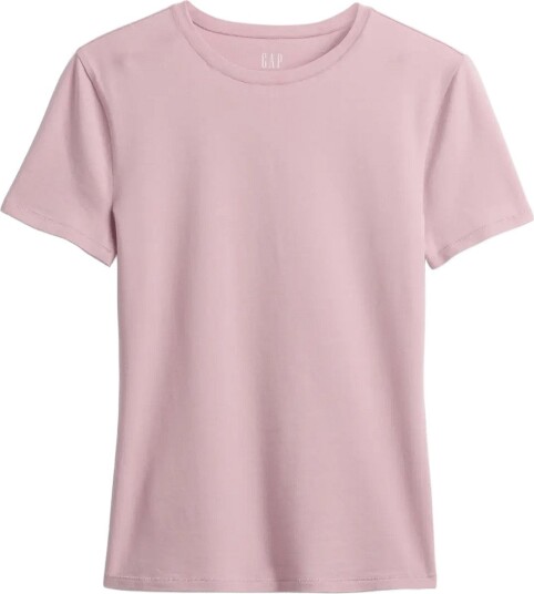 GAP Closeknit Jersey T Shirt From The Gap Collection Pink XS