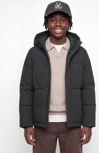 Jack & Jones Jjesoho Pufferjakke Barn Svart 140