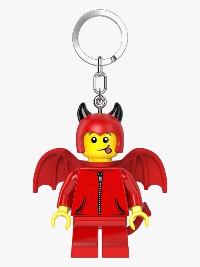 LEGO Nøkkelring Liten Djevel med LED-lys til Byggeleker