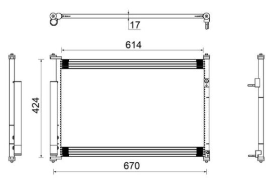 Kondensator MAHLE ORIGINAL AC 490 000S