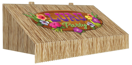 360 Degrees Ltd Veggdekorasjon Tiki Bar