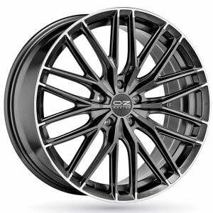 OZ Gran Tourismo HLT Grey Polished 9.5x20 5x112 ET25 B75.1 OZ Gran Tourismo HLT Grey Polished 9.5x20 5x112 ET25 B75.1