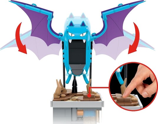MEGA Pokémon Pokémon Mini Motion Golbat Building Toy Kit (313 Pieces) For Collectors - Multi/patterned - ONE SIZE