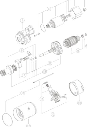 MAHLE MS 292 Starter MAHLE MS 292 Starter