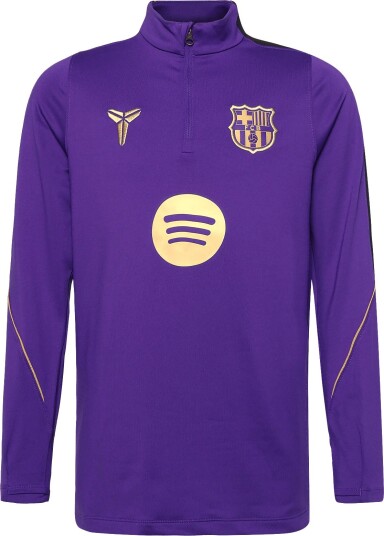 Nike Fcb Y Nk Df Strk Drill Topk Aw - FIELD PURPLE/BLACK/METALLIC GO - 137-147