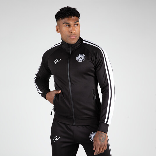 Stratford Track Jacket, Black Svart X-large