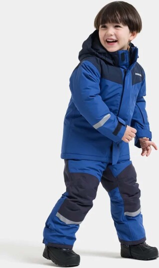 Didriksons Skisett Skarre Ultramarine Didriksons 120 Ski Pants Blå Marineblå Svart