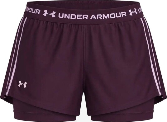 Under Armour Tech Play Up 2In1 Shorts Purple ECHO XL