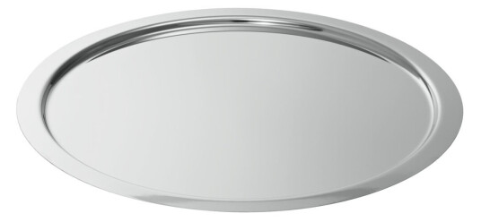 PULSIVA Brett Marcia rundt; 38 cm (Ø); Sølvfarge; Rund