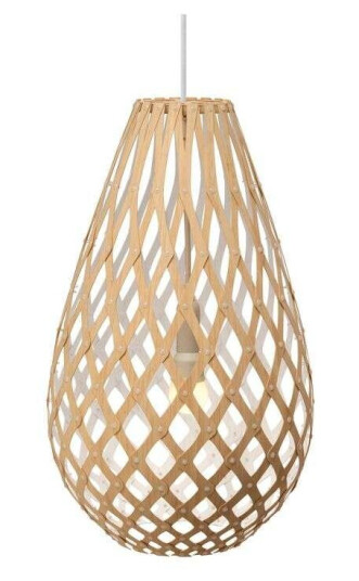 David Trubridge - Koura Pendel H75 Hvit 1 Side