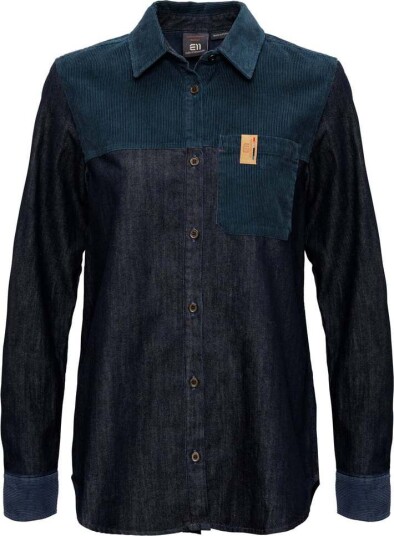 Elevenate Women'S Verbier Shirt Raw Denim M Elevenate Women'S Verbier Shirt Raw Denim M