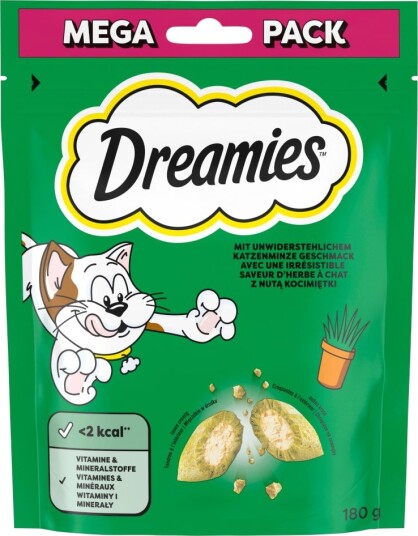 Dreamies Kattesnacks Big Pack Kattemynte 4 X 180 G