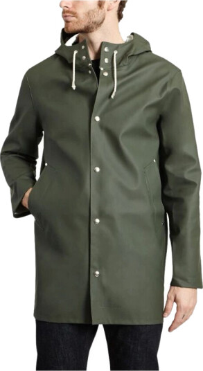 Stutterheim Stockholm regnfrakk Grønn S Stutterheim Stockholm regnfrakk Grønn S