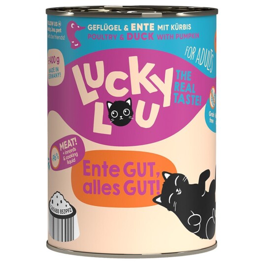 Lucky Lou Voksen 6 X 400 G Fjørfe Og And Lucky Lou Voksen 6 X 400 G Fjørfe Og And