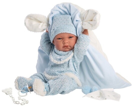 Llorens Nico Babydukke 38cm Blå