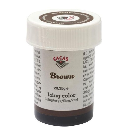 Cacas  Icing/konditorfarge brun
