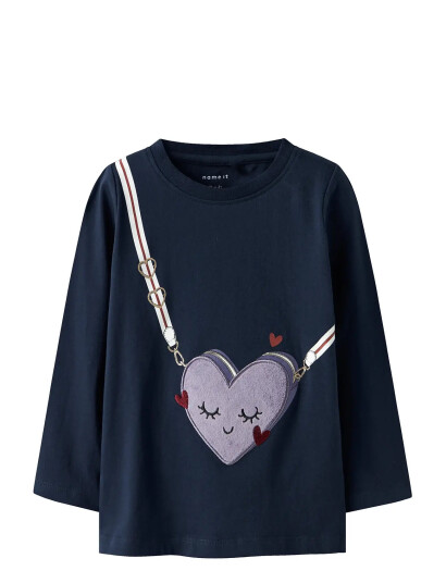 Name It Nmftelia Ls Top Box Navy 98