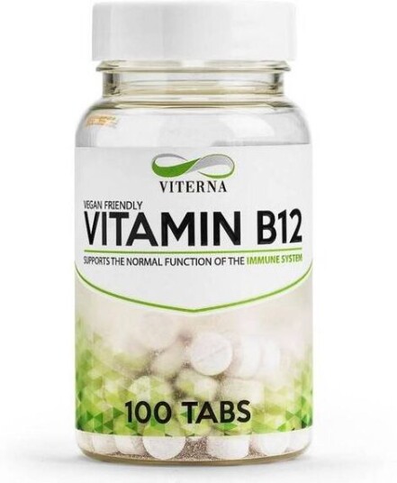 Viterna Vital Vitamin B12, 100 tabletter (vegan)