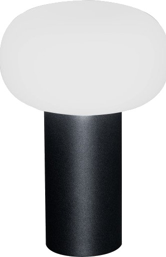 Konstsmide Antibes bordlampe 2700/3000/4000k+RGB dimbart sort/hvitt glass 1733932-01-0 1733932-02-0