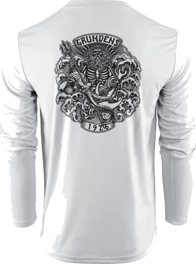Grundéns Aegir LS Tech Tee Grey Mist Men L L