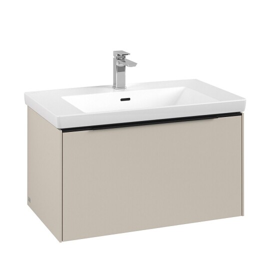 Villeroy & Boch  Subway 3.0 Servantskap m/1 skuff 772x429x478 mm Lys Grå Matt