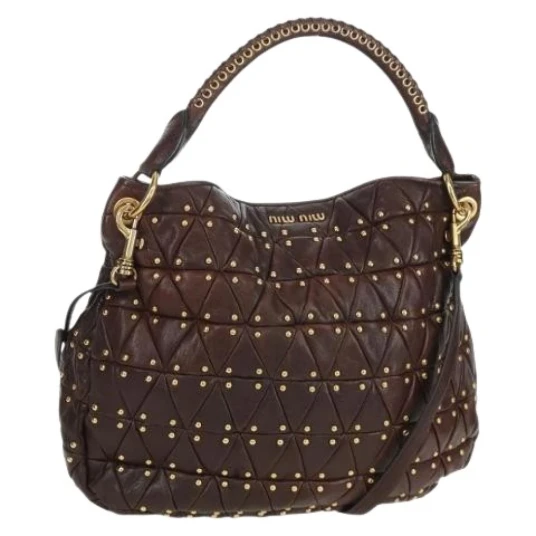 Miu Miu Pre-owned Dame Pre-owned Brun