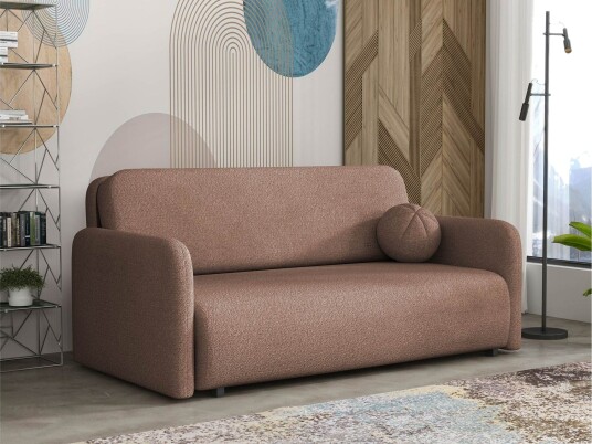 Ajmeri Sovesofa 3 seter i Bouclé Rosa
