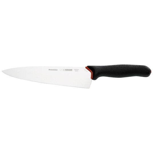 Giesser Kokkekniv PrimeLine Chef bred 20 cm; Bladlengde 20 cm; Svart