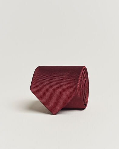 Amanda Christensen Plain Classic Tie 8 cm Bordeaux Amanda Christensen Plain Classic Tie 8 cm Bordeaux