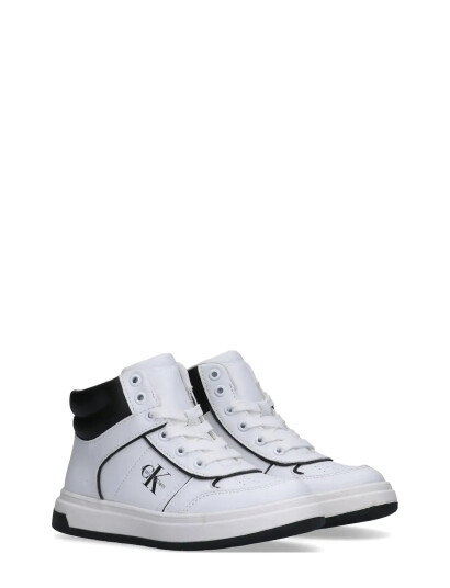 Calvin Klein Calvin Klein High Top Sneaker - White - 33/21.5CM Calvin Klein Calvin Klein High Top Sneaker - White - 33/21.5CM