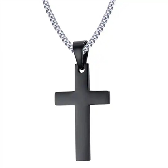 NITA Steel Cross Klassisk Herrekors i Rustfritt Stål NITA Steel Cross Klassisk Herrekors i Rustfritt Stål