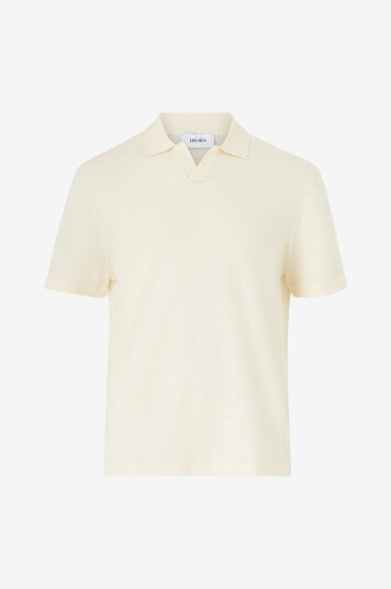 Les Deux Pullover Emmanuel Polo Knit Hvit
