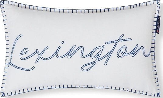 Lexington Home Logo Linen/Cotton 50X30 Pillow White 30X50CM Lexington Home Logo Linen/Cotton 50X30 Pillow White 30X50CM