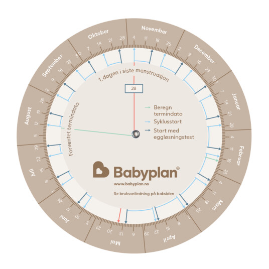 Babyplan Terminberegner og eggløsningstestberegner Babyplan Terminberegner og eggløsningstestberegner